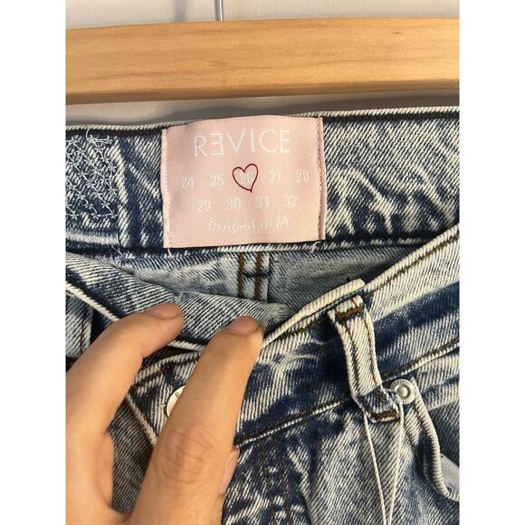 NEW w/Tags Revice Women's Jeans 90's Baby Joe's Wash Crossover Botton Fly sz 26 - Picture 6 of 10